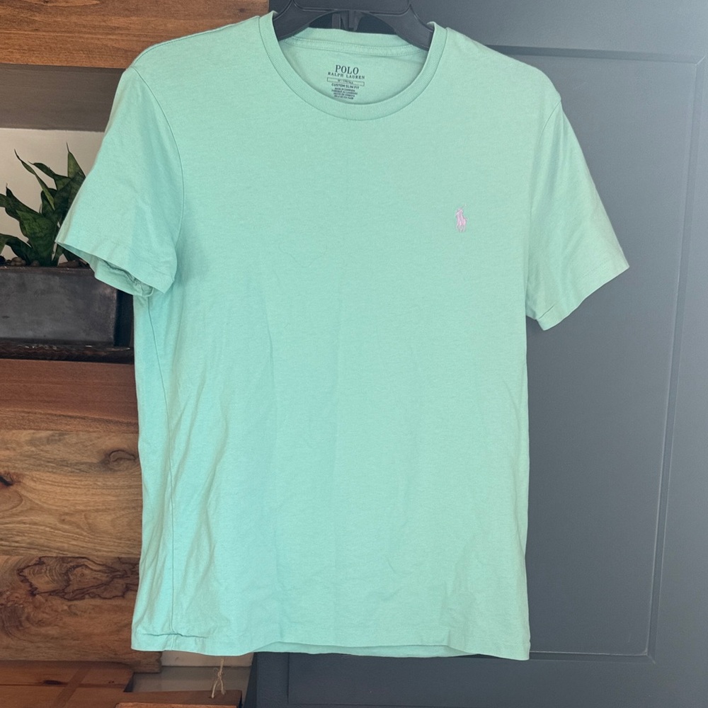 Polo by Ralph Lauren Mint Green Short Sleeve Tee medium